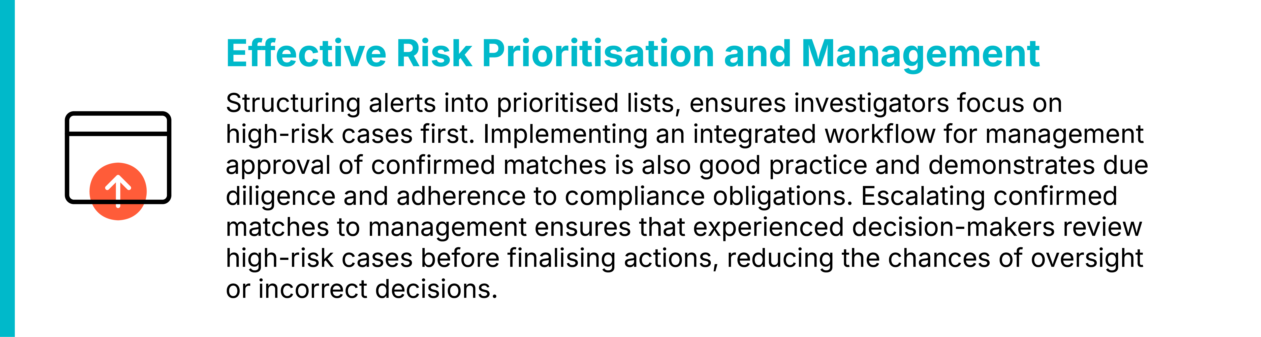 Effective Risk Prioritisation and Management