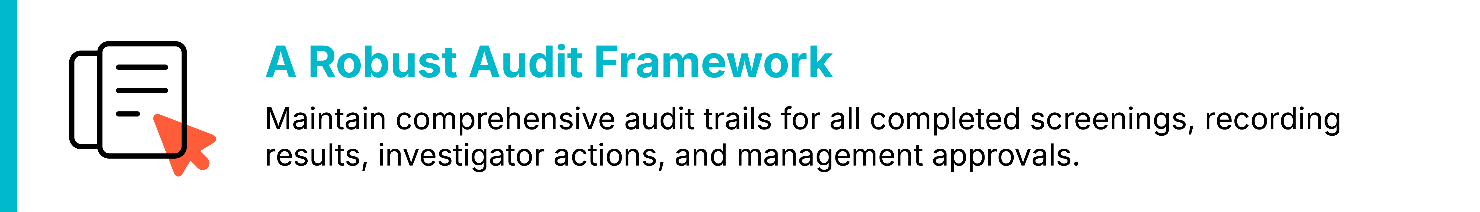 A Robust Audit Framework
